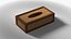 Wooden tissue box