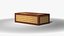 Wooden tissue box