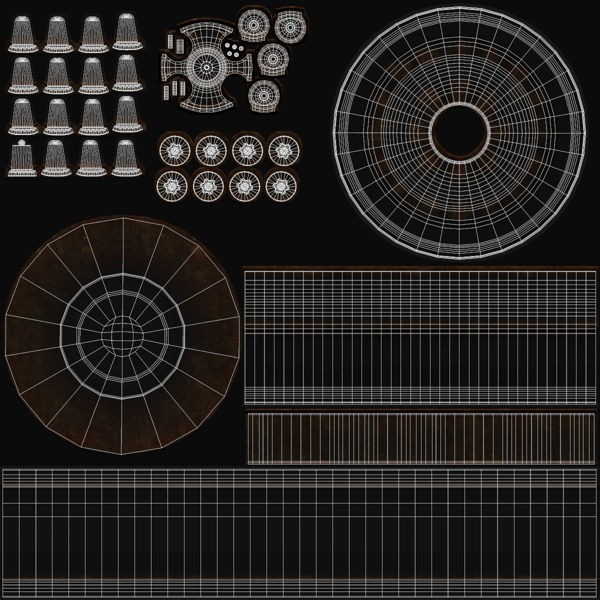 humvee wheel 3d max