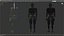 3D model Humanoid Robot Rigged