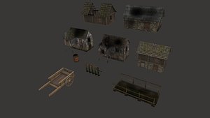 Medieval pack Low Poly assets