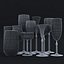 set glasses 3D model