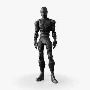 Futuristic Cyborg Soldier