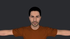 Varun Dhawan Hyper Realistic Full Body Fully Rigged Character