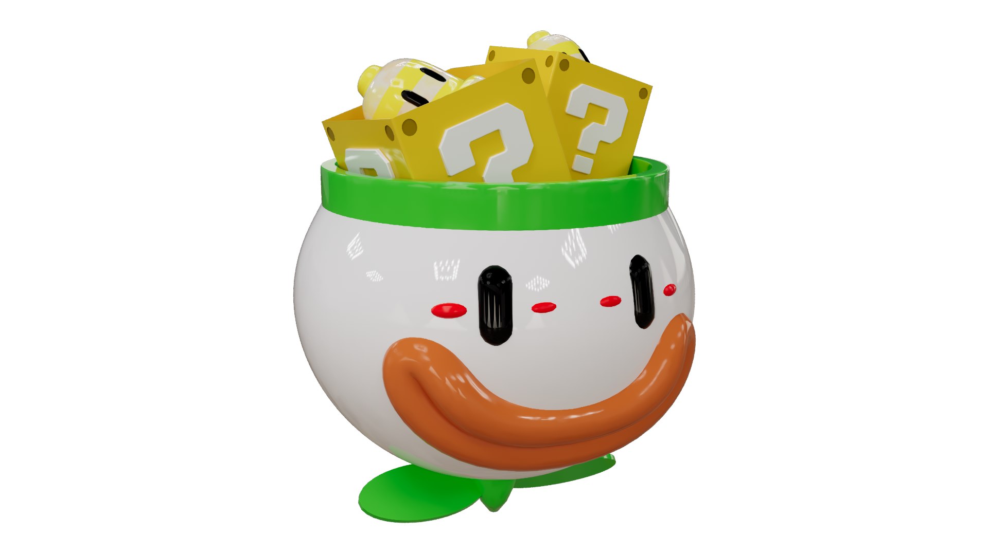 KOOPA CLOWN CAR 3D Model - TurboSquid 2052393