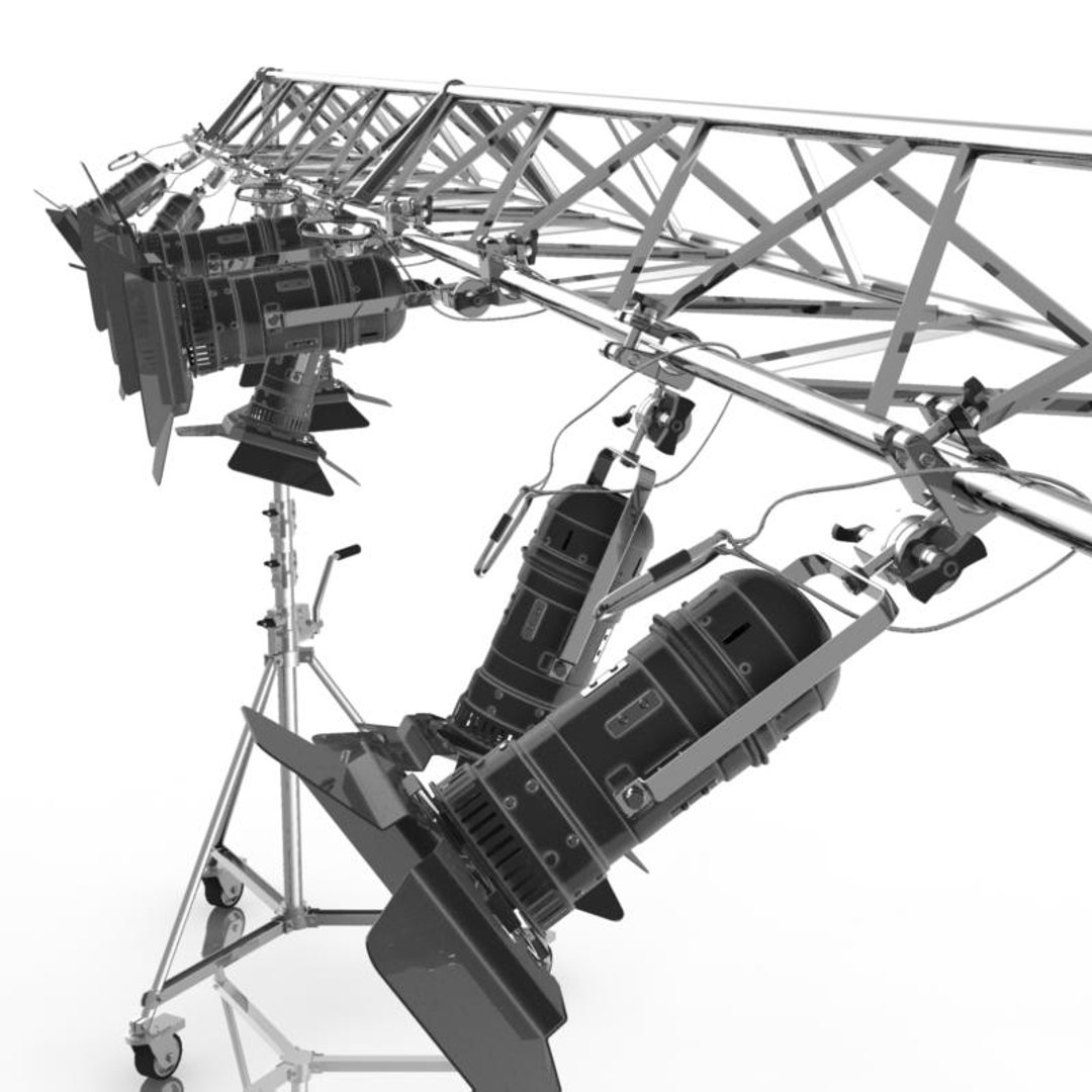 3d Studio Lights Fresnel Ramp Model