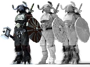 3d model minotaur