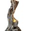 Tall floor lamp made of natural wood in Scandinavian style 3D model