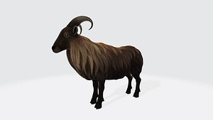 3D Himalayan Mountain Goat Sculpture 3D Model Ready to Print model