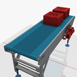 Belt Conveyor 3D model