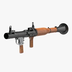 Portable Grenade Launcher RPG-7 3D Model