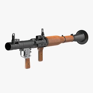 Portable Grenade Launcher RPG-7 3D Model