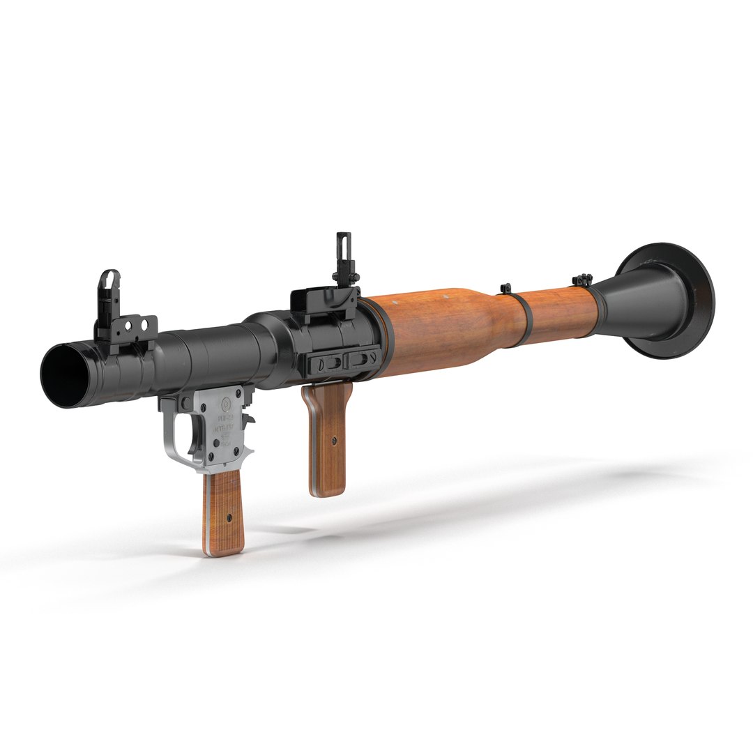 Portable Grenade Launcher RPG-7 3D Model 3D model preview