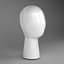 Head Display Stand white