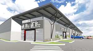 3D offices industrial model