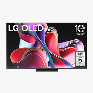 3D LG G3 83 Inch OLED Evo TV With Self Lit OLED Pixels