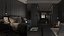 3D Dark Elegance Retreat - Master bedroom - Sneechvn - MAX FBX OBJ SKP Simlab Collada Blender model