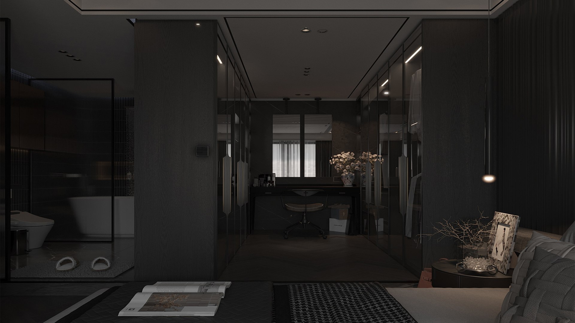 3D Dark Elegance Retreat - Master bedroom - Sneechvn - MAX FBX OBJ SKP Simlab Collada Blender model https://p.turbosquid.com/ts-thumb/R6/2SDFTV/J3/darkeleganceretreatmasterbedroomsneechvnpreview01/jpg/1733407286/1920x1080/fit_q87/90fa80e47de06dc1299679c086bfd87be549237e/darkeleganceretreatmasterbedroomsneechvnpreview01.jpg