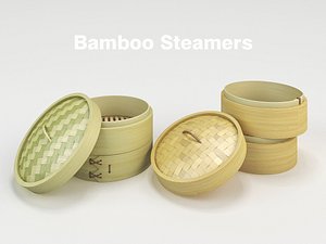 3d bamboo steamer steam