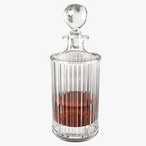 Bourbon Brandy Liquor Rum Whiskey Decanter