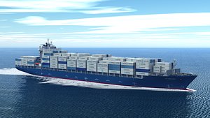 ship container dreamscape hs 3D model