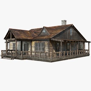 Western House 2, 8K PBR Textures