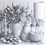 decorative easter set 3D model