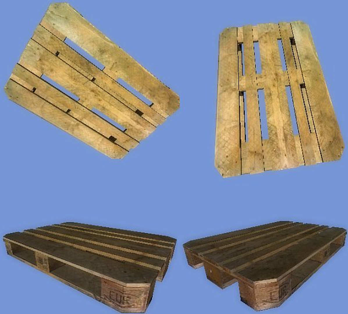 euro palette 3d model