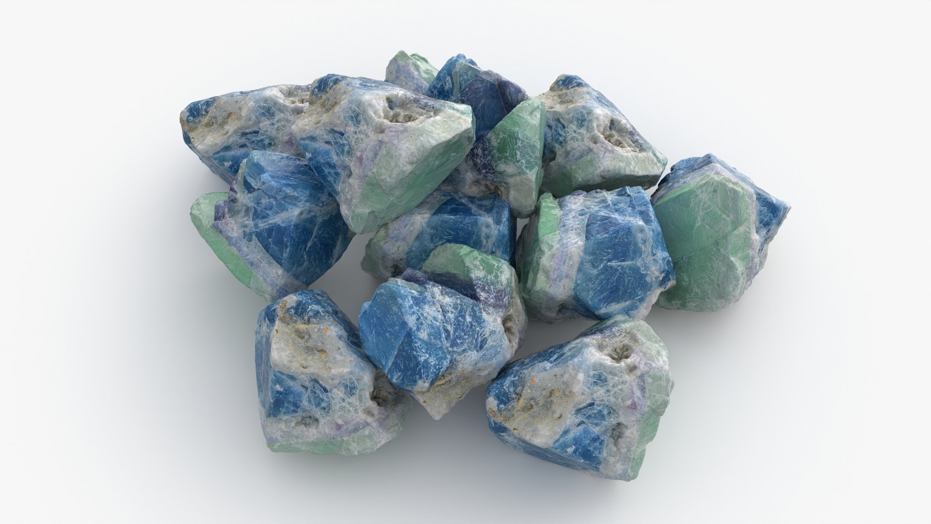 Fluorite Pile 3D model https://p.turbosquid.com/ts-thumb/R6/TGglvn/tY/fluorite02_0003/png/1750352985/1920x1080/fit_q87/5765fbe1027911f4a5068f7e6c010bcd081c9f19/fluorite02_0003.jpg