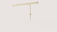 Brass Dimmable LED Picture Light
