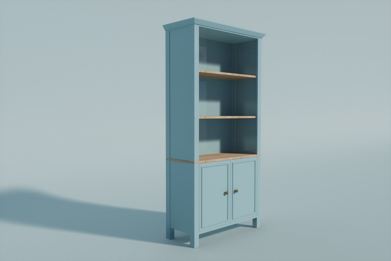 3D Country BookShelf Model - TurboSquid 2310472