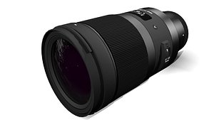 sigma 40mm f1 4 3D model