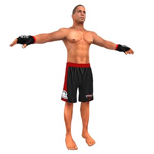 3d mma fighter