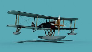 3D Airco DH-4 US Navy Seaplane