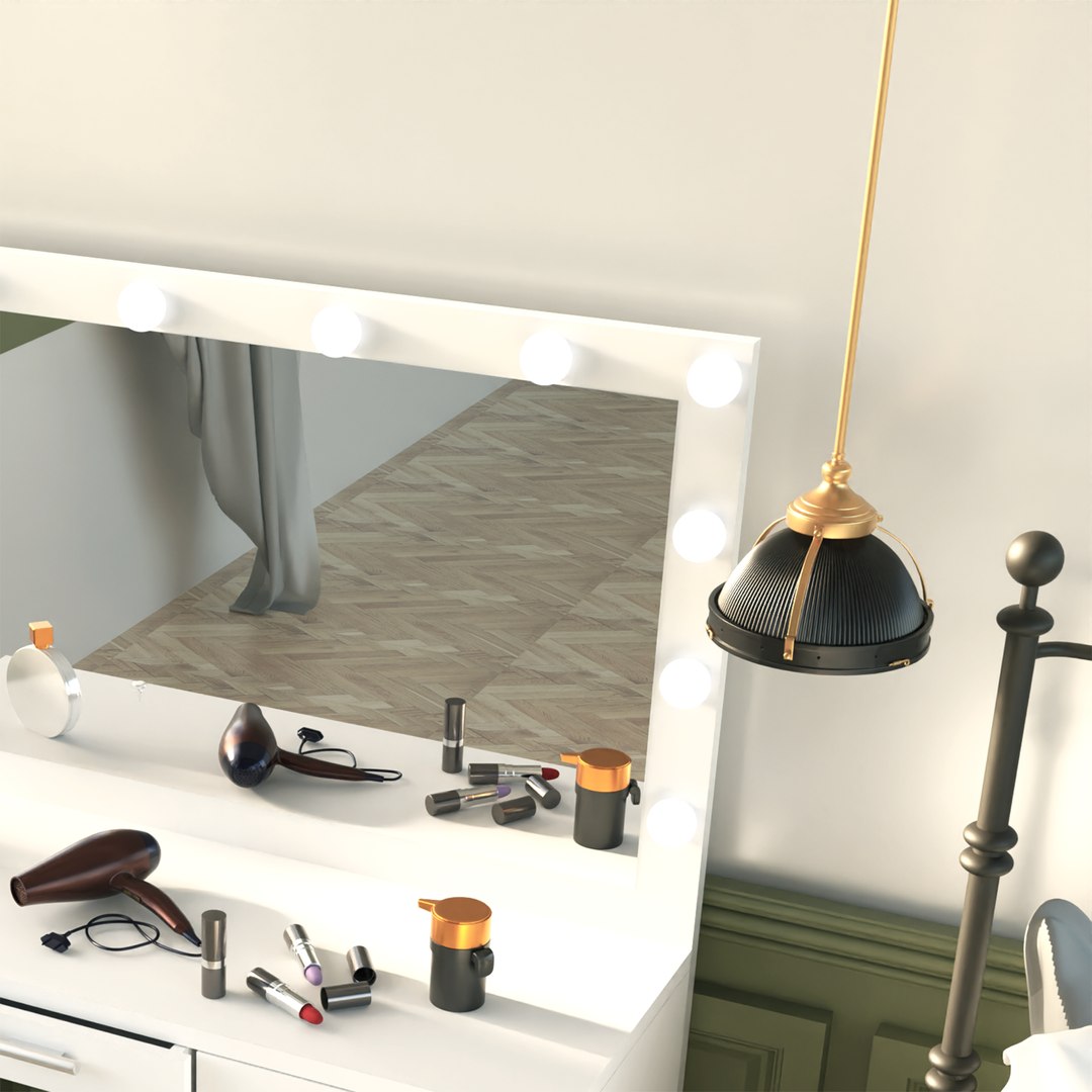 3D White LED Dressing Table inside Modern Bedroom - 3D Model ready to render inside blender and cycles model https://p.turbosquid.com/ts-thumb/R6/qvAhrY/hM/3/png/1747553025/1920x1080/fit_q87/fe65bdc99cfb2b63f4f1eb070513478c8aea4dc6/3.jpg
