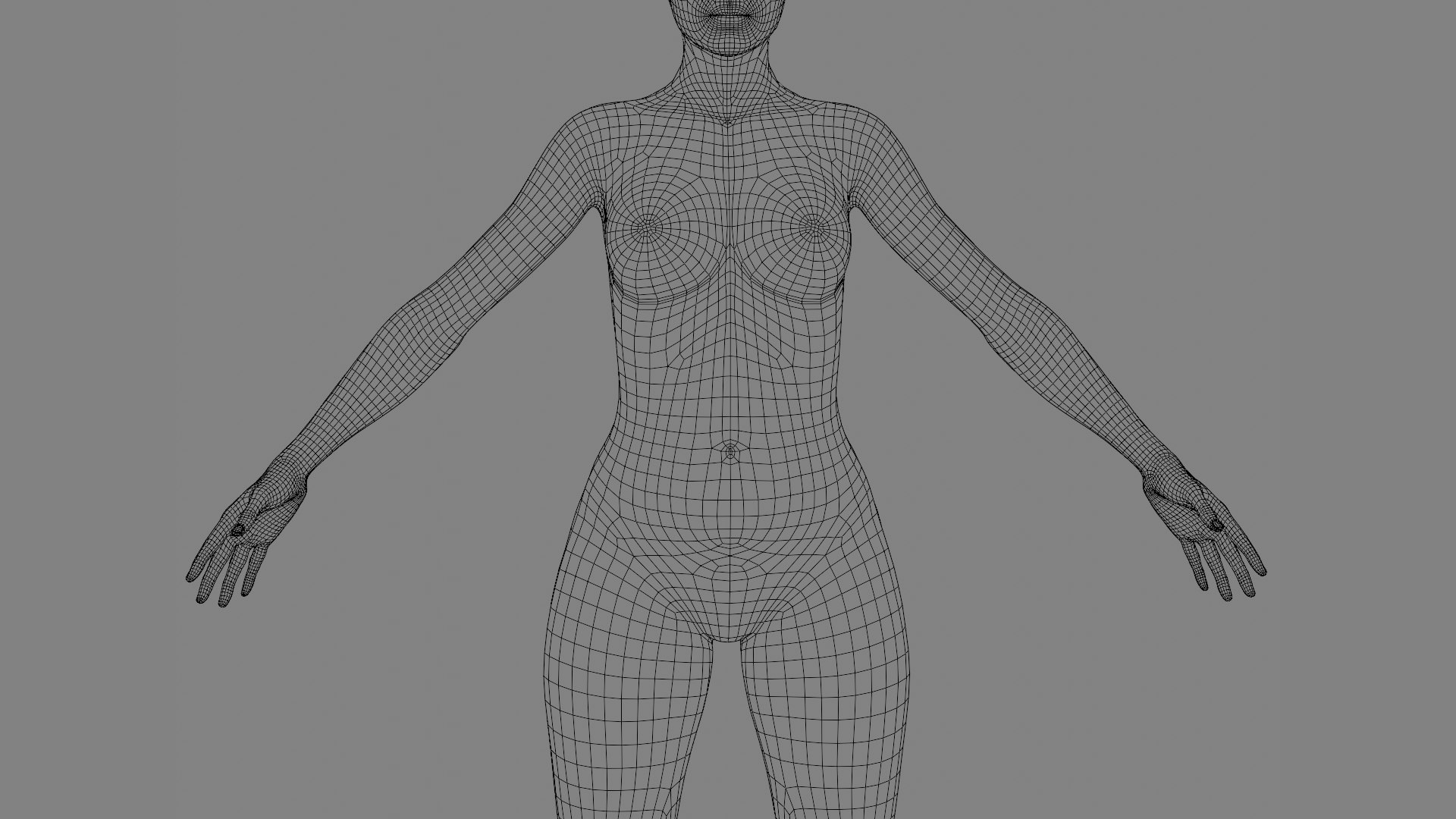 3D Stylized Female Base Mesh Model - TurboSquid 2285584