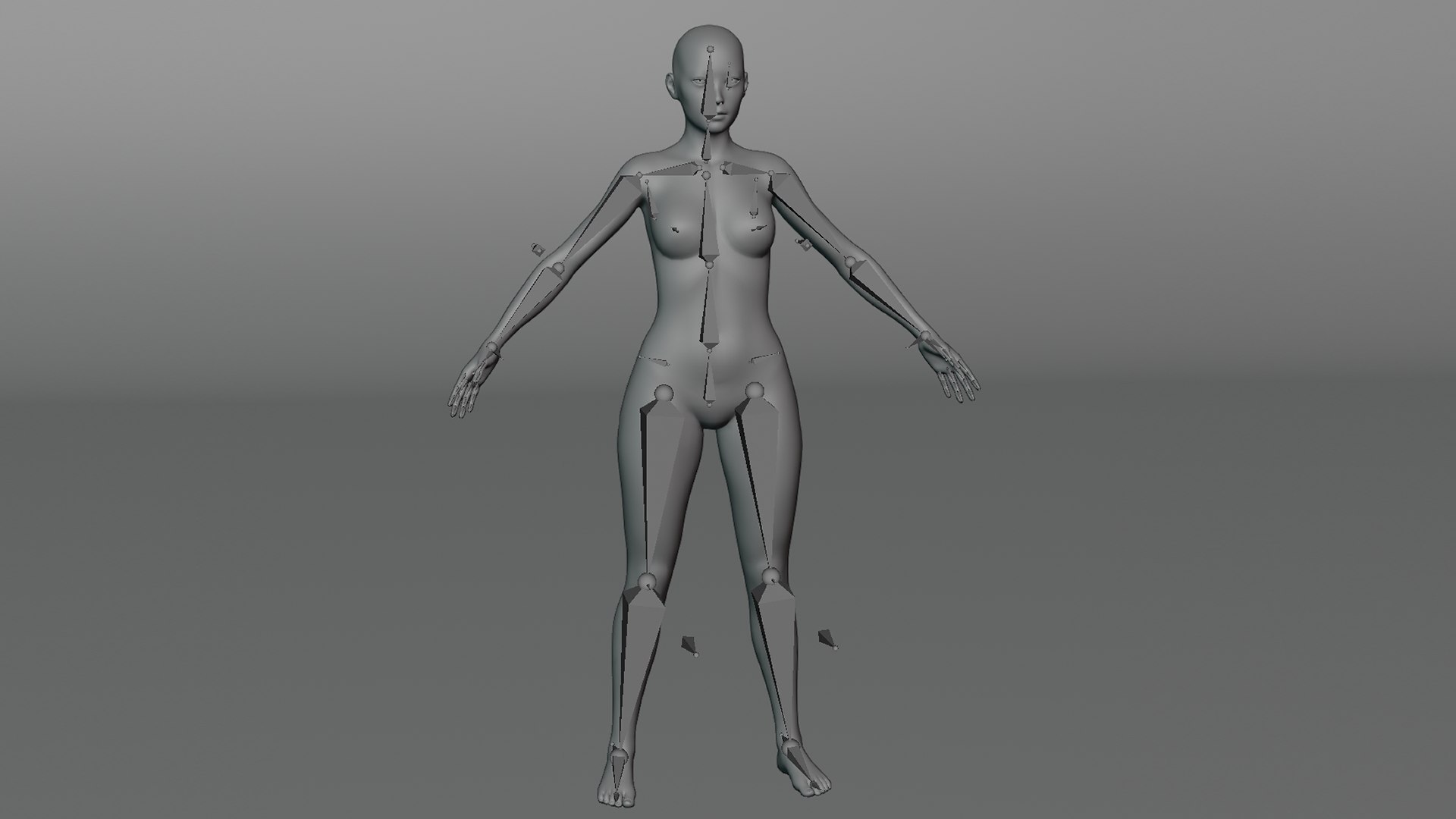 3D Stylized Female Base Mesh Model - TurboSquid 2285584