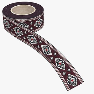 Medieval Motive Woven Ribbon
