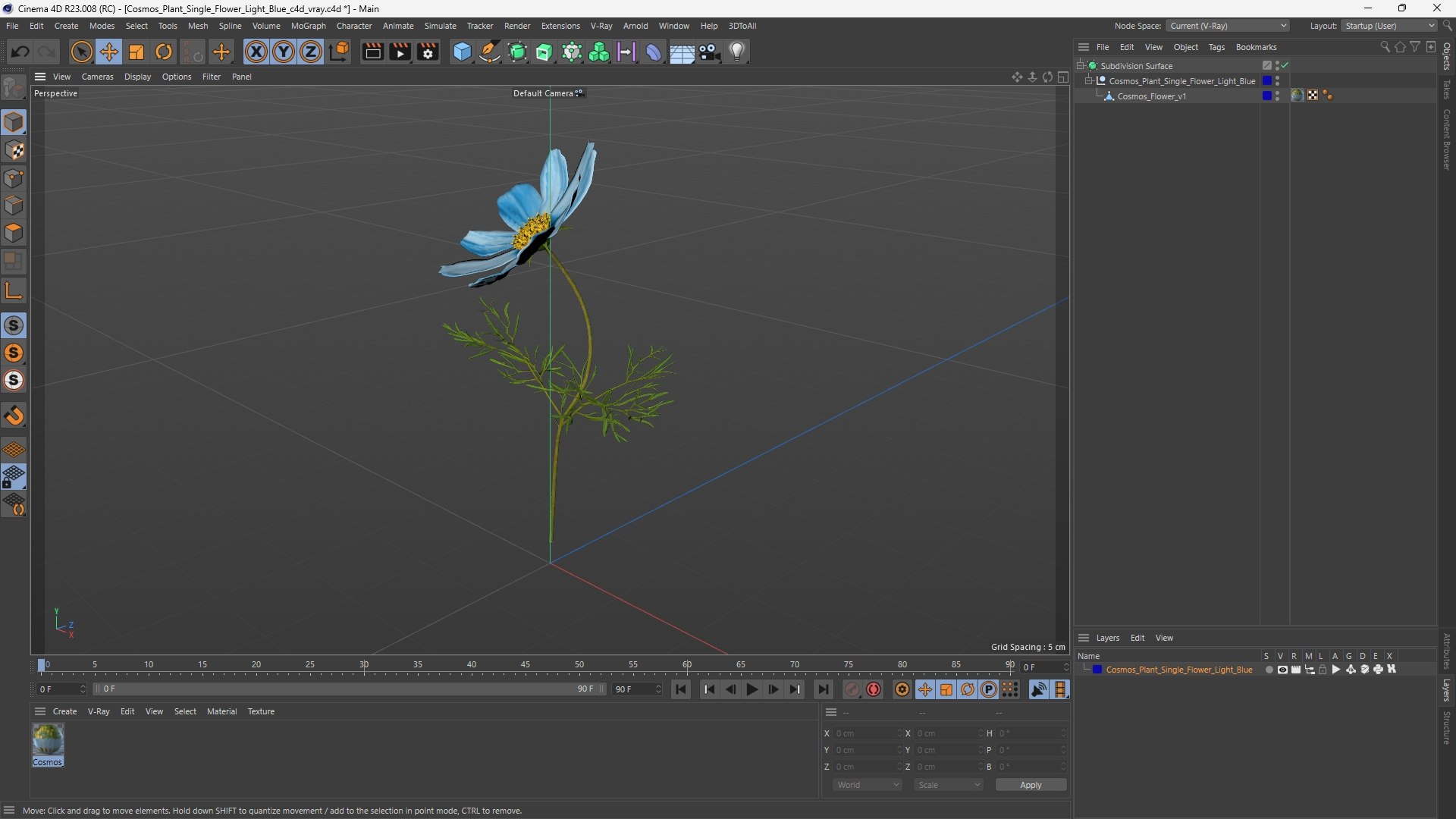 Cosmos Plant Single Flower Light Blue 3D model https://p.turbosquid.com/ts-thumb/R6/tph8MG/tQ/cosmos_plant_single_flower_light_blue_1003/jpg/1766176991/1920x1080/fit_q87/f5909990667be2a15f961036df61a7a73707fd68/cosmos_plant_single_flower_light_blue_1003.jpg