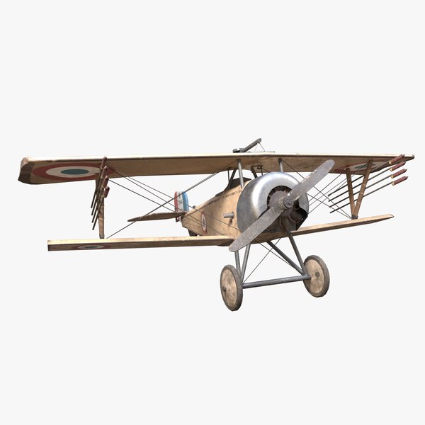 3D french nieuport 11 model