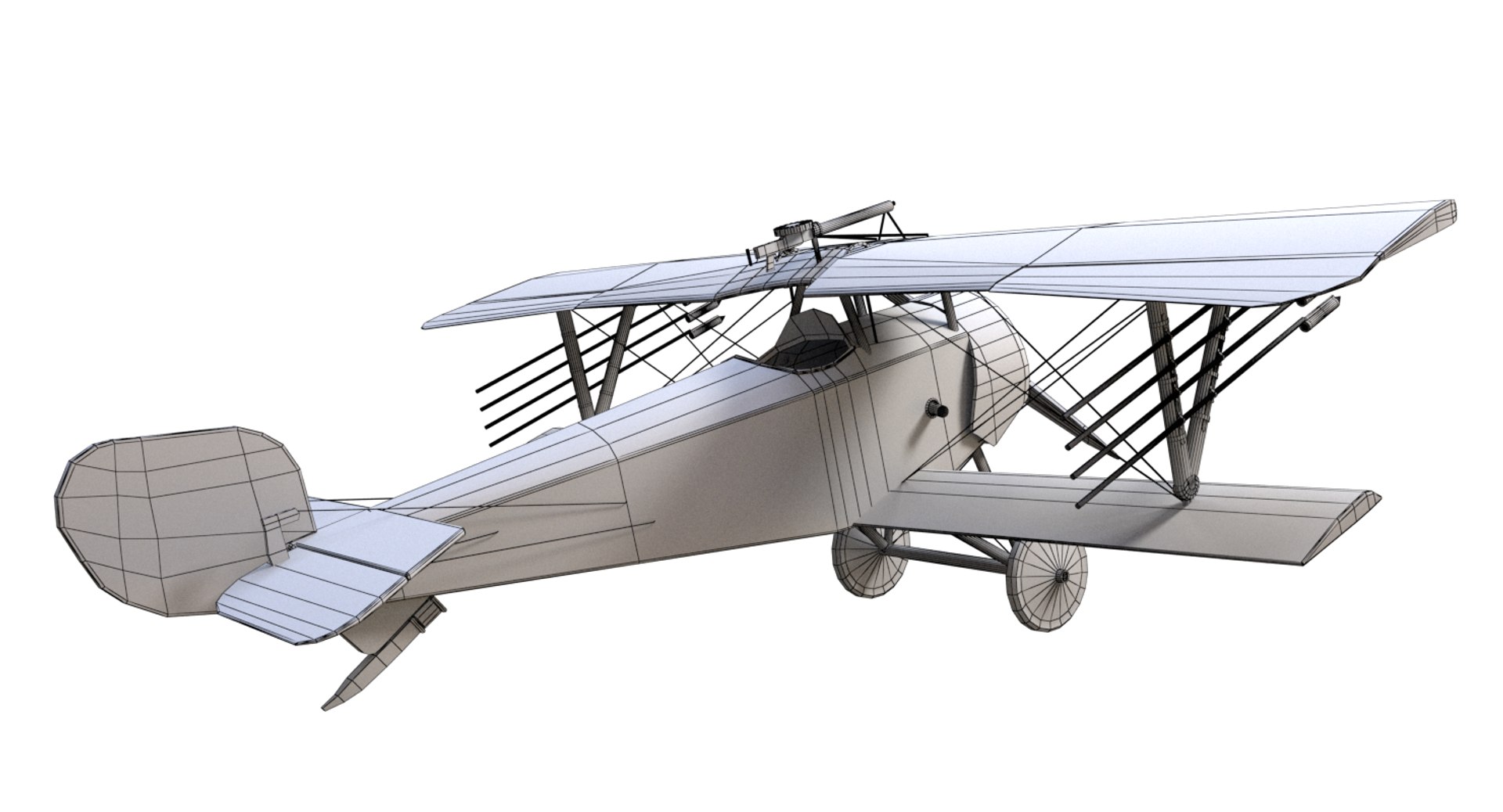 3D French Nieuport 11 Model - TurboSquid 1333193