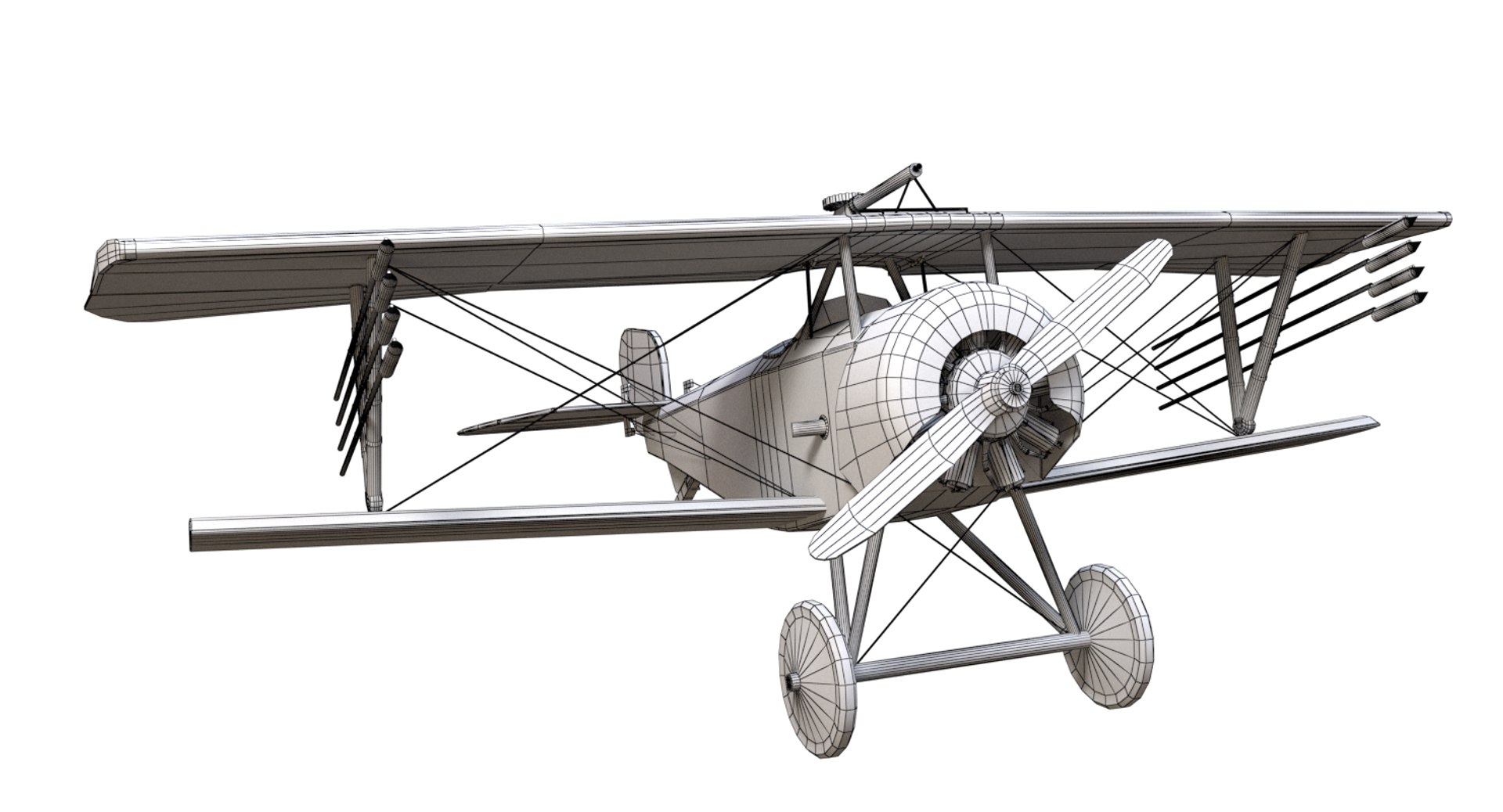 3D French Nieuport 11 Model - TurboSquid 1333193