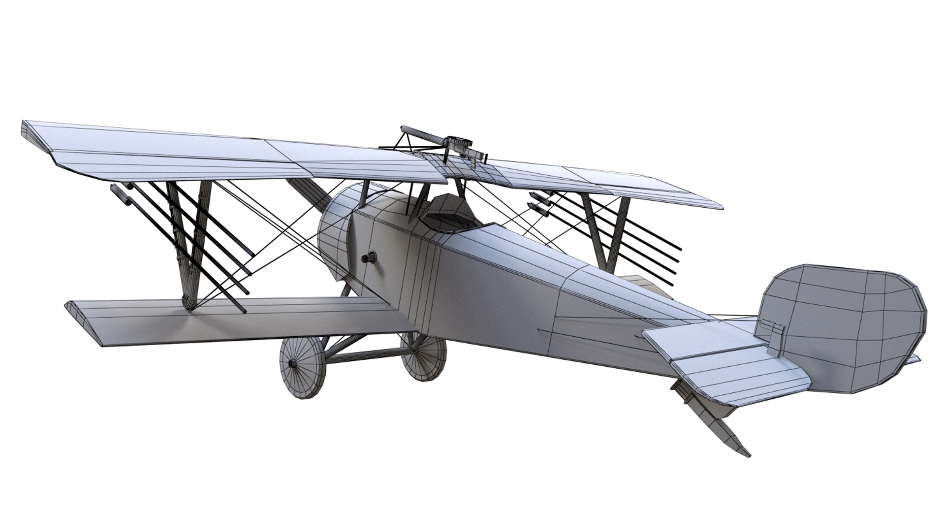 3D French Nieuport 11 Model - TurboSquid 1333193