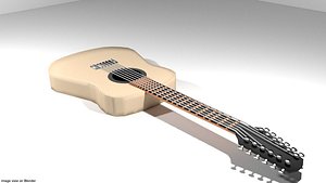 3D acoustic guitar