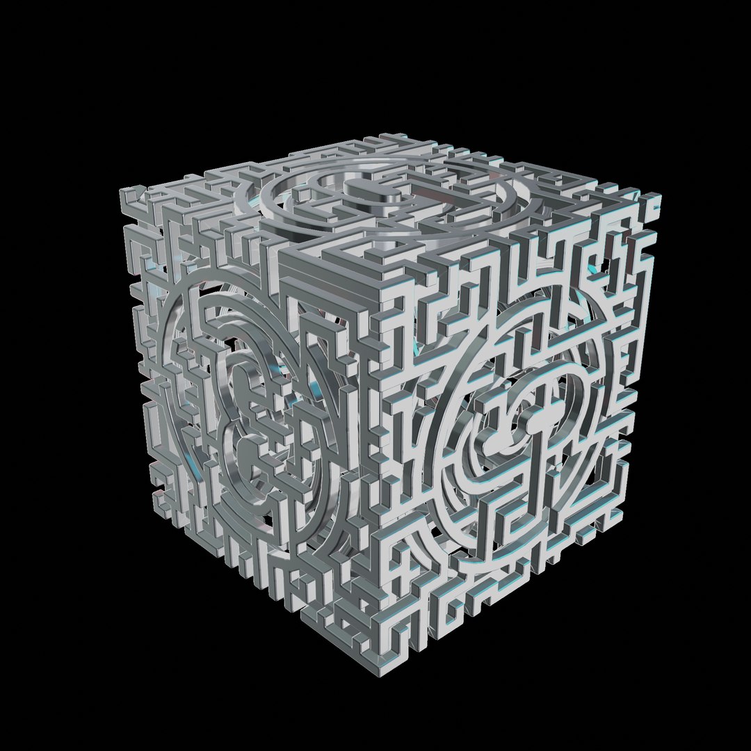 3D MODEL STL FILE CUBE LABYRINTH 2 3D Print Model 3D Model - TurboSquid ...