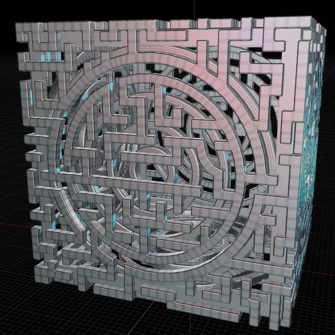 3D MODEL STL FILE CUBE LABYRINTH 2 3D Print Model 3D Model - TurboSquid ...