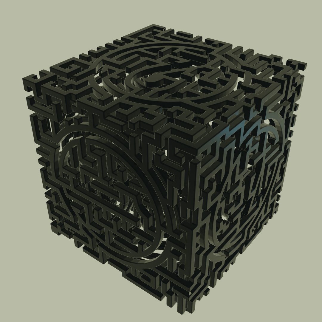3D MODEL STL FILE CUBE LABYRINTH 2 3D Print Model 3D Model - TurboSquid ...