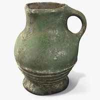 Medieval Jug 001 8K PBR Textures
