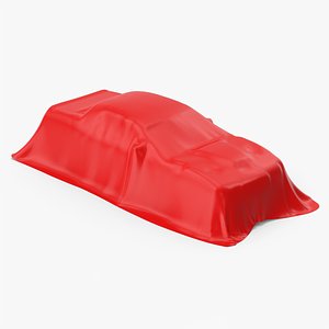 Red Car Cover model