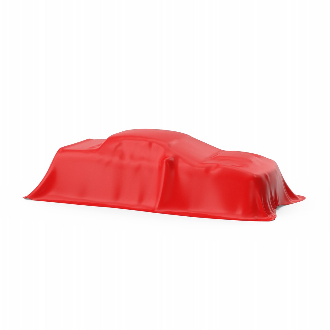 Red Car Cover Model TurboSquid 2066623